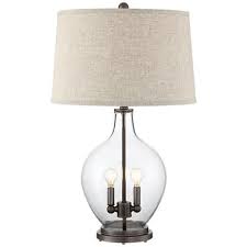 Becker Clear Glass Night Light Table Lamp 40x49 Lamps Plus Table Lamp Night Light Lamp