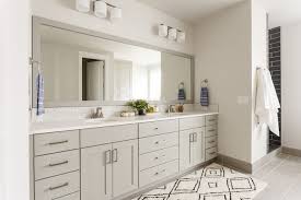 Sherwin Williams Sw7066 Gray Matters Bathroom Vanity Sherwin Williams Sw7066 Gray Matters Bathroom Van In 2020 Grey Cabinets Master Bath Renovation Light Gray Cabinets