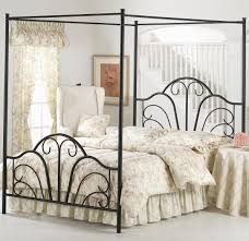 Twin full queen king gray metal canopy platform bed frame headboard footboard. Full Size Canopy Bed You Ll Love In 2021 Visualhunt