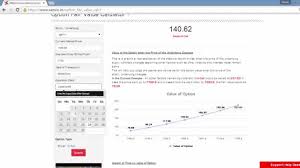 Nifty Options Trading Calculator Calculate Nse Call Put