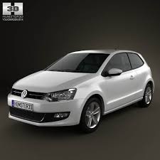 3d Model Of Volkswagen Polo 3 Door 2010 Volkswagen Polo Volkswagen A3 Hatchback