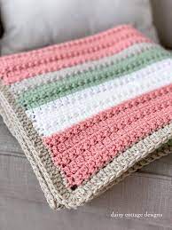 Fast and easy, this diy crochet blanket is a delight to create with thick and forgiving bernat blanket yarn that is soft, chunky, and doesn't shed. Quick And Easy Crochet Pattern Easy Crochet Blanket With Texture Daisy Cottage Designs