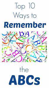 These are not considered separate letters of the alphabet. Top 10 Ways To Remember The Abcs Preschool Learning Learning Letters Alphabet Preschool