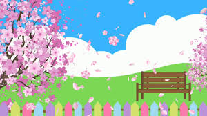 Di bawah ini kami memberikan beberapa referensi taman bunga kartun yang mungkin bisa membantu. Background Animasi Kartun Bergerak Musim Semi Bunga Sakura Youtube
