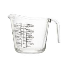 Glass 4 Cup Measuring Cup Baking Utensils Measuring Cups Crate And Barrel