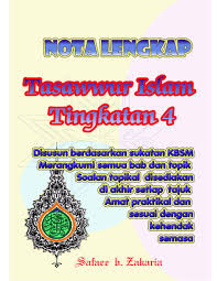 Tulisan mempercepatkan proses penyebaran kebudayaan islam dan. Nota Lengkap Tasawwur Islam Ting 4 By Noraini Mohd Akhir Issuu