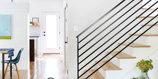Contemporary interior stair railings for your modern home for so many years, art metal had helped create amazing contemporary interior stair railings for many modern homes across toronto. 25 Stair Railing Ideas To Elevate Your Home S Style Better Homes Gardens