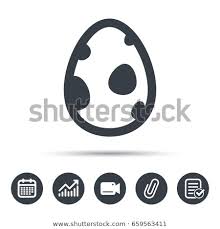 Dinosaur Egg Icon Birth Symbol Pokemon Stock Vector Royalty