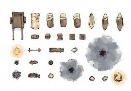 Camp Tokens Cart Bedrolls Hammocks Campgamesnoprops Ideer