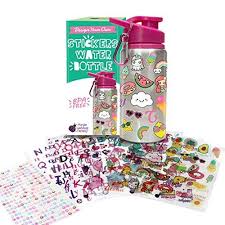 Decorate And Personalize Your Own Water Bottle For Girls With Tons Of Fun On Trend Stickers Bpa Free In 2020 Water Bottle Crafts Arts And Crafts Kits Diy Water Bottle