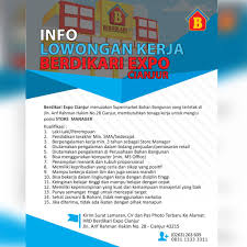 Jalan pramuka, kecamatan karang tengah, kabupaten cianjur. Loker Cianjur Terbaru