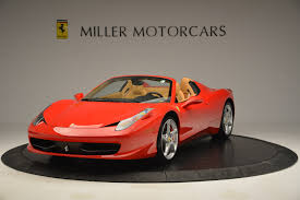 All ferrari 458 interior colors below are the exterior color options for the ferrari 458. Pre Owned 2013 Ferrari 458 Spider For Sale Special Pricing Mclaren Greenwich Stock F1891a