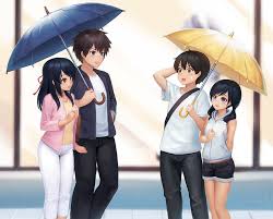 Weathering with you is not your name. Movie Crossover Your Name Weathering With You Taki Tachibana Mitsuha Miyamizu Hd Wallpaper Peakpx