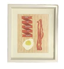 Pig kitchen decor kitchen signs country kitchen whimsical kitchen kitchen counters kitchen ideas pallet wall decor pallet art pallet projects. Don T Go Bacon My Heart Wall Decor Art Kitchen Print Small Signs Metal 7 5x10 5 For Sale Online Ebay