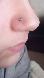 Opal Nostril Stud Nose Stud Piercing Piercings