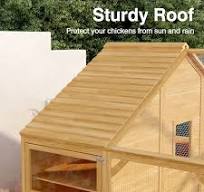 Multi-Functional Wood Chicken Coop Hen House or Cat Cage ...
