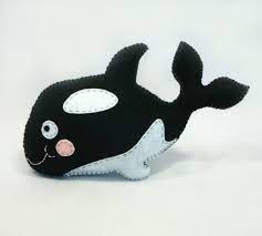 Orca Hand Sewing By Littlestuffme Sewing Pattern Stuffed Animal Patterns Sewing Stuffed Animals Whale Stuffed Animal