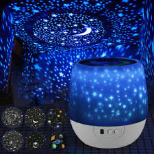 Led deckenlampe ø50cm sternenhimmel lampe deckenleuchte wohnzimmer fernbedienung. Led Sternenhimmel Projektor Lampe Nachtlicht Kinder Dekor Nachtlampe 6 Filmes Ebay