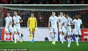 Czech republic euro qualification matchday 1 full match held at wembley (london) on footballia. Czech Republic 2 1 England Result Euro 2020 Qualifier Daily Mail Online