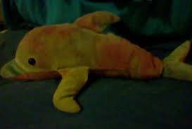Rainbow Dolphin In The Blue Dinosaur Stuffed Animal Rainbow Dolphins