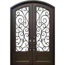 Front Doors Exterior Doors The Home Depot Iron Doors Iron Front Door Wrought Iron Front Door