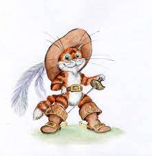 pin na doske kot v sapogah sharl perro