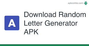 You may use it to teach the alphabet to young children. Random Letter Generator Apk Download Android App