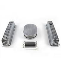 Edelbrock 1221 Signature Series Air Cleaner – 14" Chrome, Fits 5-1/8"  Carburetors, Includes PCV Adapter