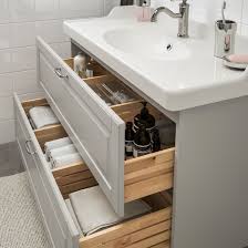 Godmorgon Rattviken Bathroom Furniture Set Of 4 Kasjon Light Gray Hamnskar Faucet Width 40 1 8 Ikea Small Bathroom Makeover Bathroom Furniture Small Full Bathroom