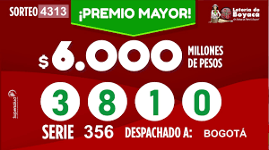 Descubre el resultado del sorteo de lotería de boyacá del día de hoy y anteriores. Premio Mayor Loteria De Boyaca Sorteo 4313 Youtube