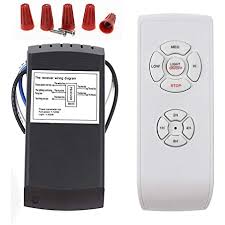 Hunter fan 99122 universal replacement ceiling fan remote control with receiver. Hunter Indoor Ceiling Fan Universal Remote Control Amazon Com