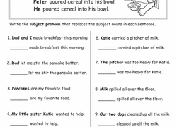 Vocabulary words, comprehension questions, and a writing. 3rd Grade Grammar Worksheets Free Printables Education Com Grammar Worksheets English Grammar Worksheets English Worksheets For Kindergarten