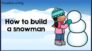 How To Build A Snowman - Procedure Writing - Tpt - Youtube