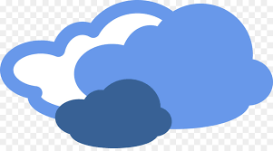 Clipart simbol cuaca / nube con lluvia clipart. Cloud Symbol