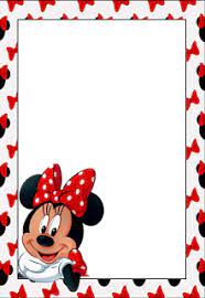 Minnie Free Printable Frames Invitations Or Cards Minnie Mouse Stickers Printable Frames Disney Frames