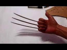 52 Wolverine Claws Diy Cardboard Free Template Youtube Wolverine Claws Wolverine Costume Wolverine Claws Diy