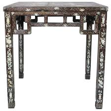 Antique Lacquered Chinese Mahjong Table 1 Mahjong Table Antique Game Table Mahjong