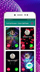 Want to make your caller screen more colorful? Full Call Screen Color Call Flash For Android Apk Download