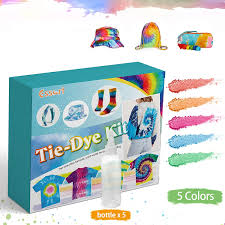 Dedicate some time to folding and bundling the fabric. Amazon Com Essort Tie Dye Kit 5 Colors One Step Shirt Fabric Dye Textile Shirts Paints With Tablecloths For Women Kids Men Tie Dye Designs Clothing For Family Friends Groups Party Supplies