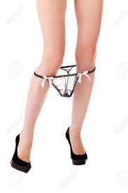 Female Legs With Panties, Isolated On A White Background Stock Photo,  Picture And Royalty Free Image. Image 11042359.