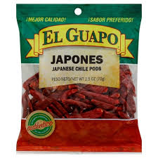 With a scoville heat range of 15,000 to 30,000 scoville heat units (shu), japones peppers sit at and like tien tsin and chile de àrbol, they make excellent infusion chilies, spicing up everything from. El Guapo Chile Japones Bag Whole 3oz Target