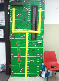 Students will love the basketball, football, soccer, baseball, and other sports look! Sports Theme Classroom Door Sports Theme Classroom School Sports Theme Classroom Themes