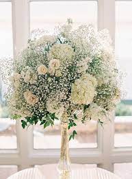Beautiful Baby S Breath Centerpieces Are Great Value For Money And Looks Pretty Mix Your Baby S Wedding Centerpieces Wedding Decorations Babys Breath Wedding