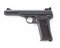 Fn Browning Model 1955 Pistol Designed By John M Browning C 1910 And Manufactured By Fn Herstal In Belgium C 1955 68 For The American M Pistol Guns Fn Herstal