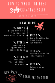 Creative brief wuote / why creative briefs and an efficient creative process are. Soply How To Write The Best Creative Brief