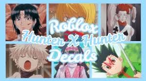 Roblox decal ids are the best ways for players to bring some personality into their gameplay. Roblox Bloxburg X Royale High Aesthetic Hunter X Hunter Decals Ids Youtube