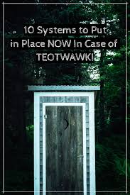 10 Survival Systems To Put Into Place In Case Of Teotwawki Teotwawki Survival Urban Survival