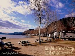 Wright's beach day use opens at 8 am and closes at sunset and is $8 per vehicle. Wright S Beach Camp 11 Photos Rv Rental 4200 Skaha Lake Road Penticton Bc Phone Number