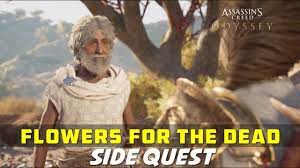 Your task is to only look for some red here's a brief walkthrough of flowers for the dead in ac odyssey. Flowers For The Dead Side Quest Messara Ac Odyssey Youtube