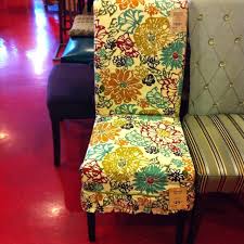 Pier 1 Dana Floral Slipcover And Adelaide Dining Chair Love The Pretty Different Slipcovers Pier1 Has For These Chai Dining Chairs Accent Chair Bedroom Chair